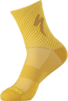 Specialized Soft Air Mid Sock Brsyyel/Gldnyel Stripe