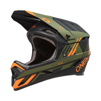 O'Neal Backflip Helmet Strike V.23 black/orange/olive