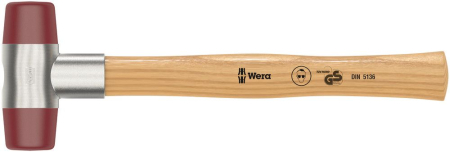 Wera 102 Soft Face Hammers with Uretan Heads, # 5 x 41 mm