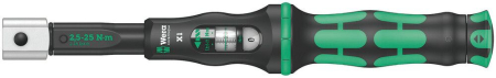 Wera Click-Torque X 1 Torque wrench for insert tools, 2.5-25 Nm, 9x12 x 2.5-25 Nm