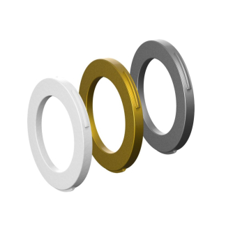 Magura Blenden-Ring Kit für Bremszange, 4 Kolben Zange, ab MJ2015 (weiß, gold, silber)