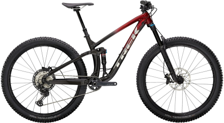 Trek Fuel EX 8 XT Rage Red to Dnister Black Fade 