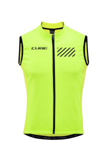 Cube BLACKLINE softshell vest Safety neon yellow