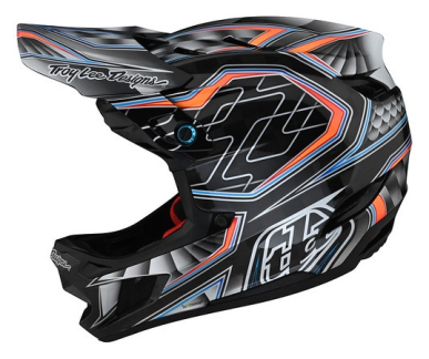 Troy Lee Designs D4 Carbon Helmet Low Rider Gray