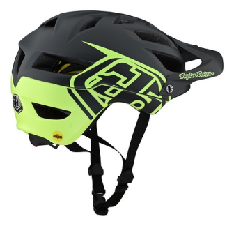 Troy Lee Designs A1 Mips Helmet Classic Gray / Green