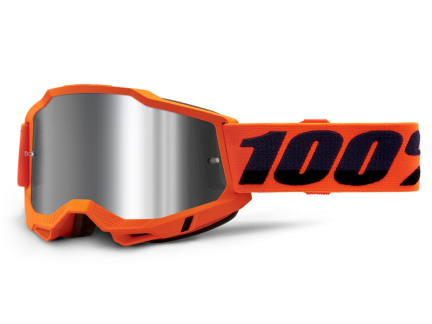 100% Accuri 2 Goggle - Mirror Lens Neon Orange