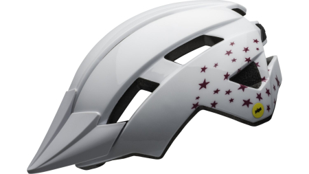 Bell Sidetrack II Mips bike helmet white stars