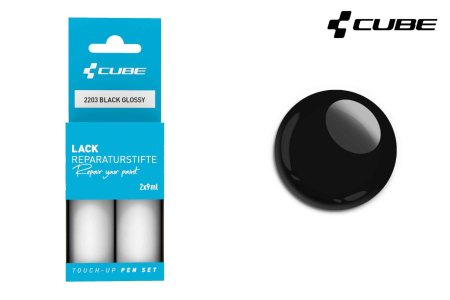 Cube Lackreparaturstift Set BLACK glossy