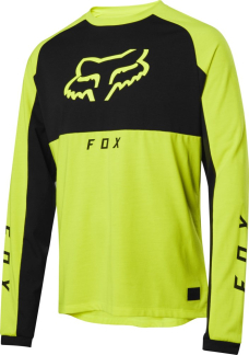 Fox Ranger Dr Mid Ls Jersey Day Glow Yellow