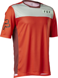 Fox Defend SS Jersey Moth Flo Red