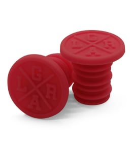 Loose Riders Grip End Plugs Red