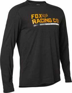 Fox Ranger Dr Longsleeve Jersey Race Co black