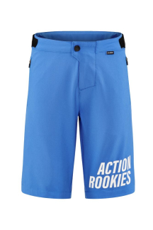 Cube VERTEX Baggy Shorts ROOKIE X Actionteam blau