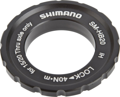 Shimano Center-Lock Ring SM-HB20 für Steckachsennabe 15 und 20 mm