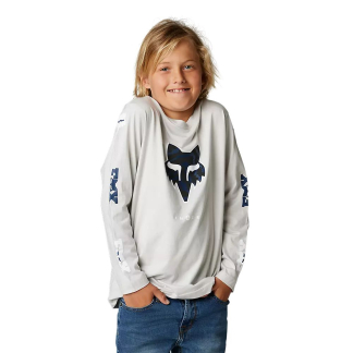 Fox Langärmliges T-Shirt Nuklr Youth Light Grey