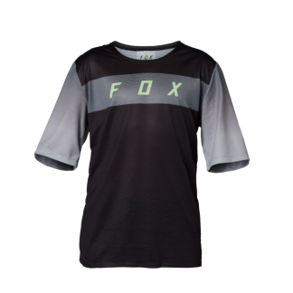 Fox Yth Flexair SS Jersey Black 2023