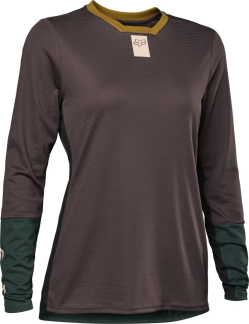 Fox Long Sleeve Jersey Womens Defend Rootbeer