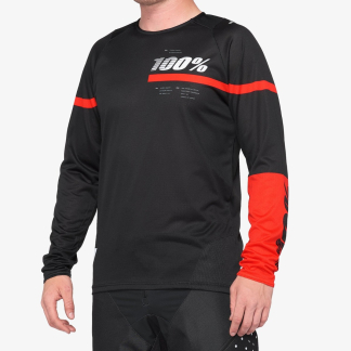 100% R-Core DH Jersey black/red