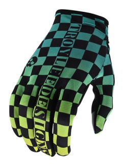 Troy Lee Designs Flowline Glove Checkers Green / Black