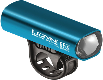 Lezyne LED Fahrradbeleuchtung Hecto Drive Pro 65 StVZO Vorderlicht, Y13 blau-glänzend