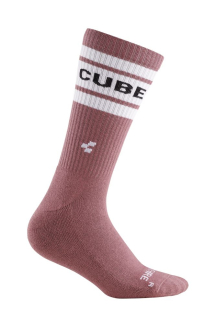 Cube Socke After Race High Cut rot