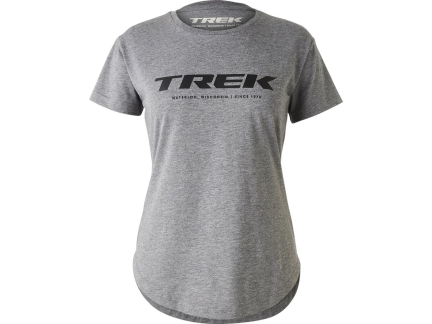 Trek Shirt Origin Logo Tee Women Grey