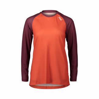 Poc W's MTB Pure LS Jersey Propylene Red/Agate Red