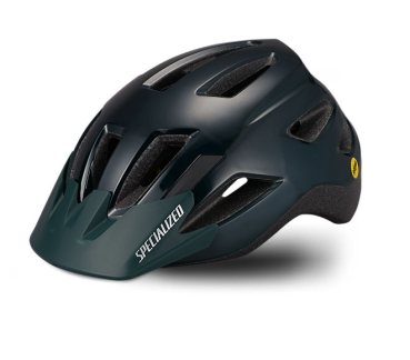 Specialized Shuffle Child LED Helmet Mips Gloss Forest Green/Oasis