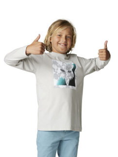 Fox Langärmliges T-Shirt Detonate Youth Light Grey