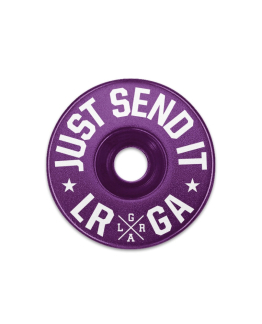 Loose Riders Stem Cap Send It LRGA Purple