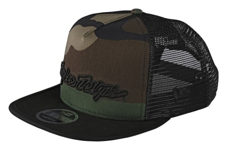 Troy Lee Designs Signature Snapback Hat Army Camo