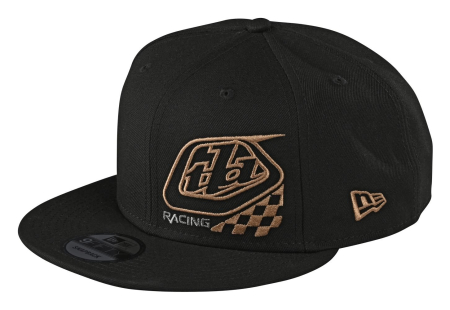Troy Lee Designs Precision 2.0 Checkers Snapback Hat Black