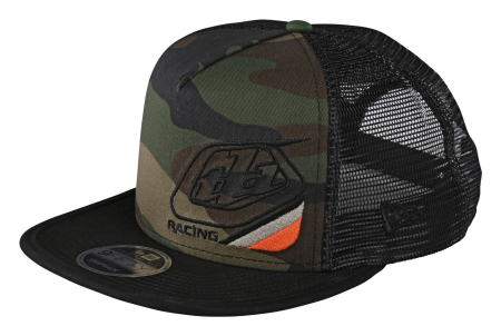 Troy Lee Designs Precision 2.0 Snapback Hat Green Camo