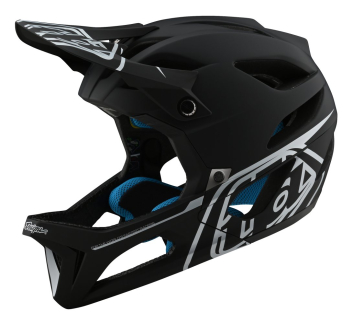Troy Lee Designs Stage Helmet Mips Stealth Black/Silver