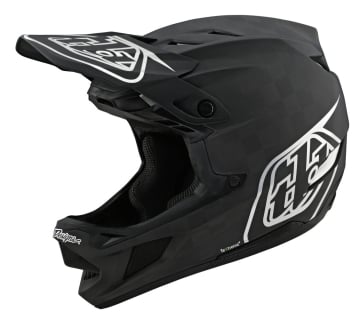 Troy Lee Designs D4 Helmet CF Mips Stealth Black/Silver