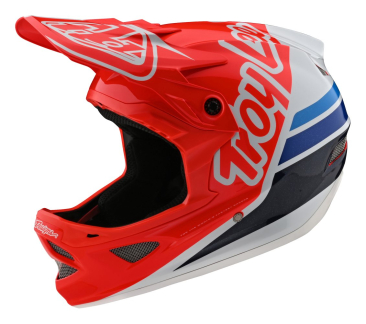 Troy Lee Designs D3 Helmet FL Silhouette Red/White