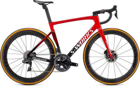 Specialized S-Works Tarmac SL7 - Dura Ace Di2 Flo Red/Red Tint/Tarmac Black/White