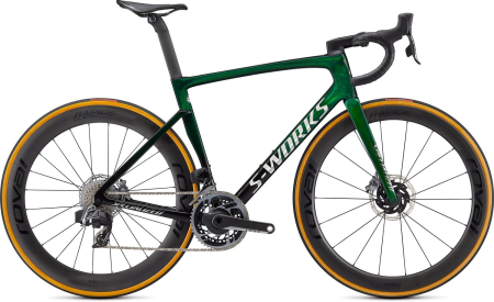 Specialized S-Works Tarmac SL7 - SRAM Red ETap AXS Green Tint Fade over Spectraflair/Chrome