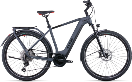 Cube Touring Hybrid EXC 625 grey´n´red