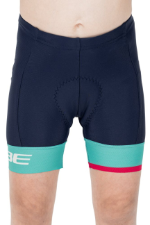 Cube JUNIOR cycling shorts blue'n'mint