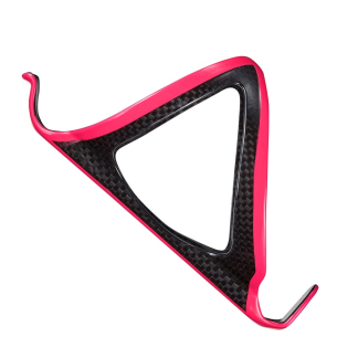 Supacaz Fly Cage (Carbon) - Neon Pink