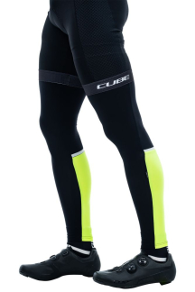 Cube leg warmers Safety neon yellow