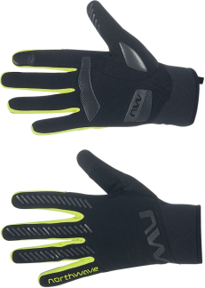 Northwave Active Gel Glove Black/Yellow Fluo