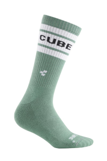 Cube Socke After Race High Cut grün