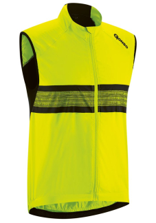 Gonso cycling vest wind Grado safety yellow
