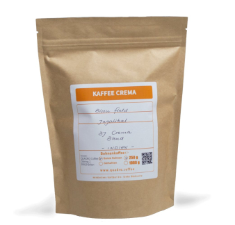 Quadro Coffee BJ Crema, 2X Blend for the fully automatic machine