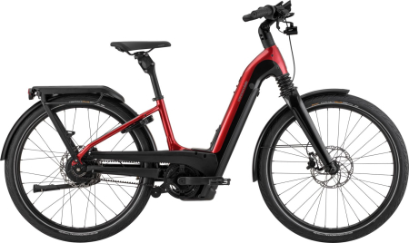 Cannondale Mavaro Neo 1 Low step-thru Candy Red