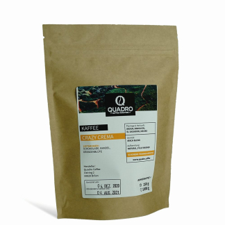 Quadro Coffee Crazy Crema, 3-blend for the fully automatic machine