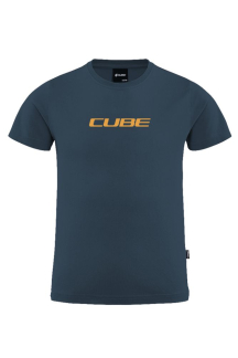 Cube Organic T-Shirt ROOKIE Mountains blau