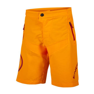 Endura Kinder MT500JR Shorts mit Innenhose Mandarine 